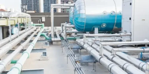 Blog Wide Utility Site with pipes and tanks