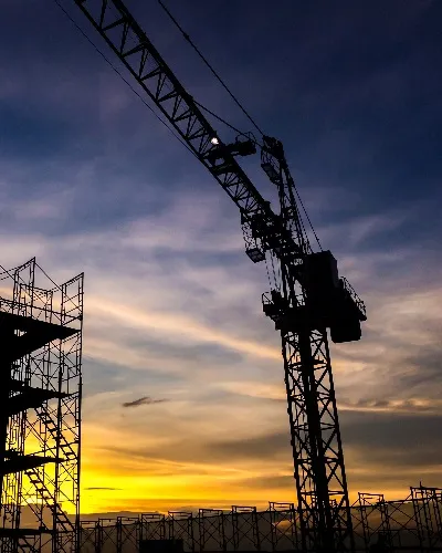 Construction Site at Night - Thumb
