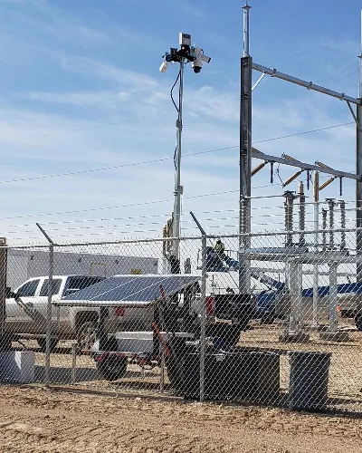 Solar Trailer at Substation - Thumb