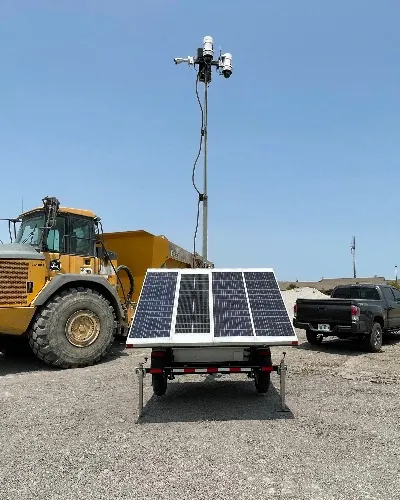 Solar Surveillance Trailer and Heavy Machinery - Thumb