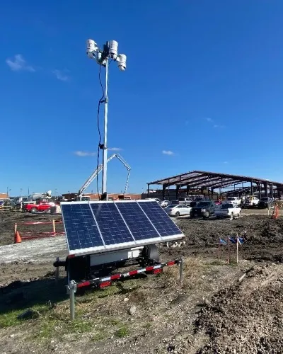 Construction Site Security Trailer Camera - Thumb