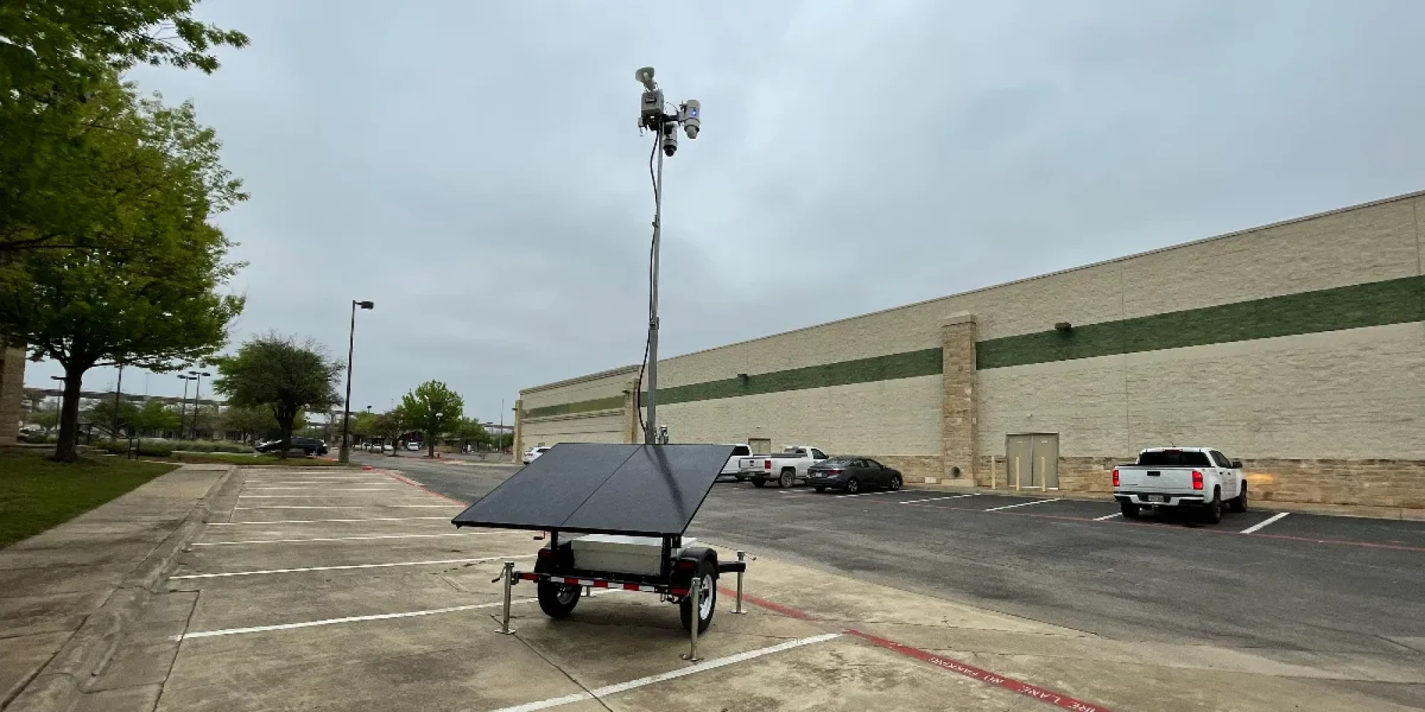 Solar Trailer at Manufacturing Facility