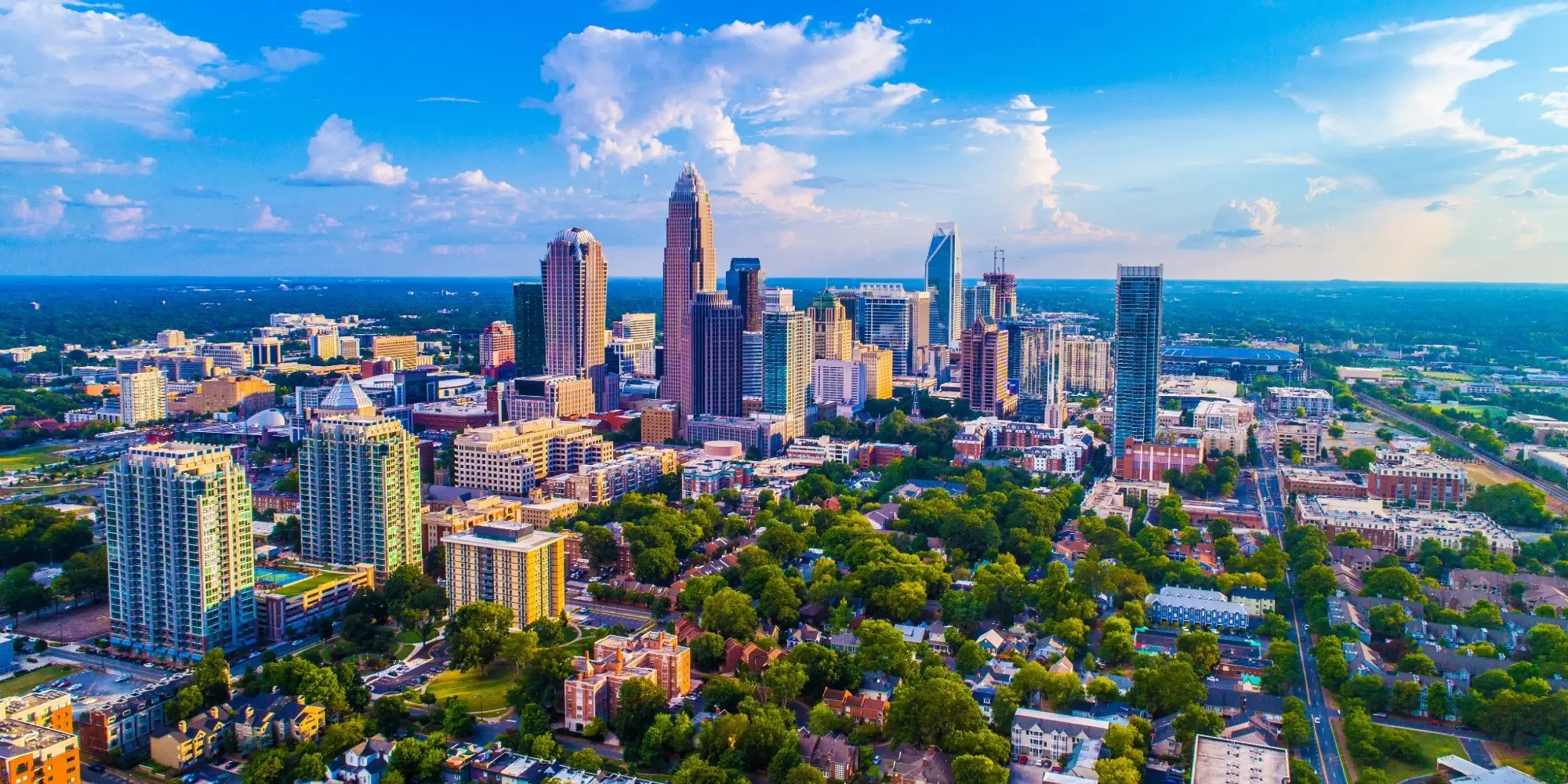 Charlotte north carolina skyline