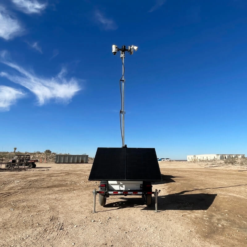 WCCTV Surveillance Trailer for Border Security Applications