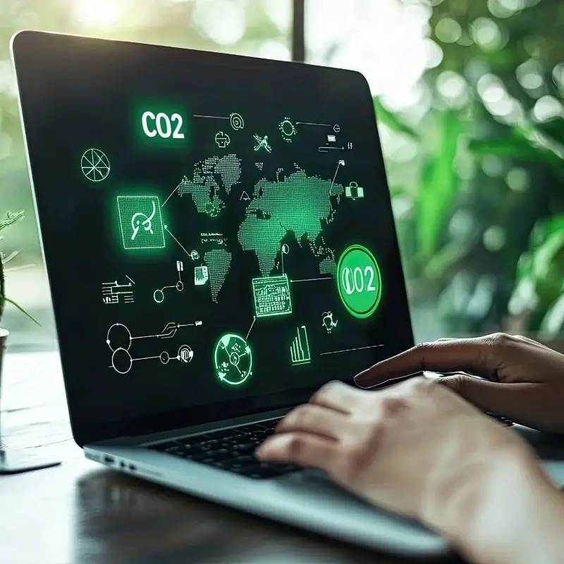 stellifii sensors and data on laptop