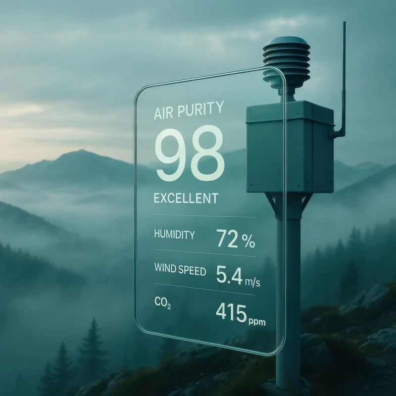 Air Pollution Sensor and virtual Dashbaord