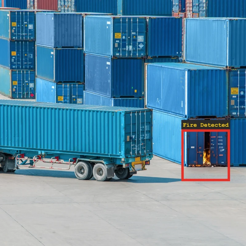 Fire Detection in Logistics Yard