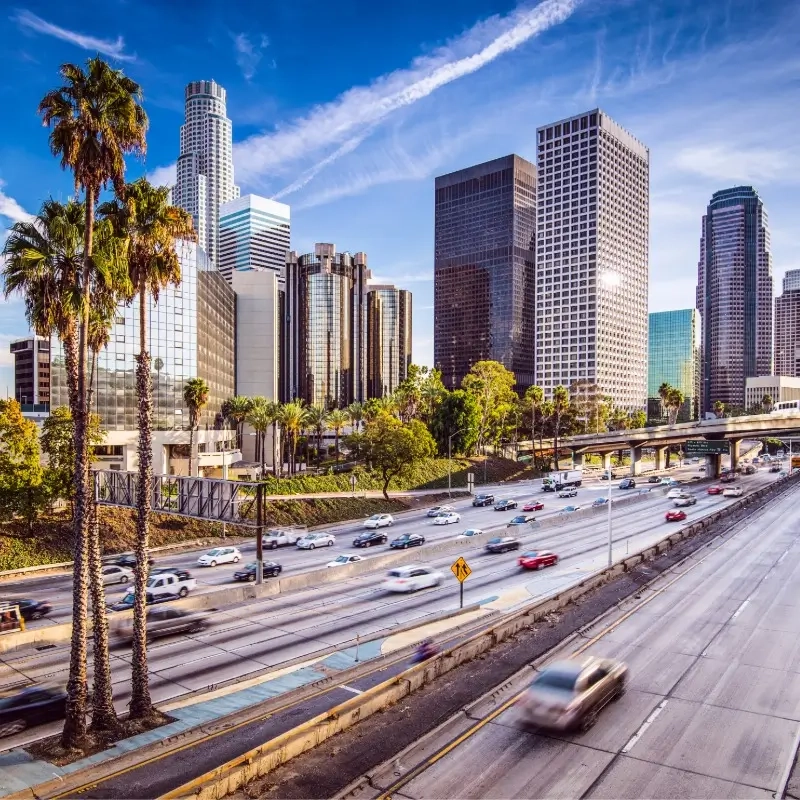 Downtown Los Angeles, California Cityscape