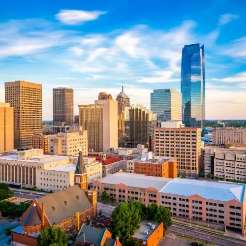 Oklahoma City, Oklahoma, USA Skyline
