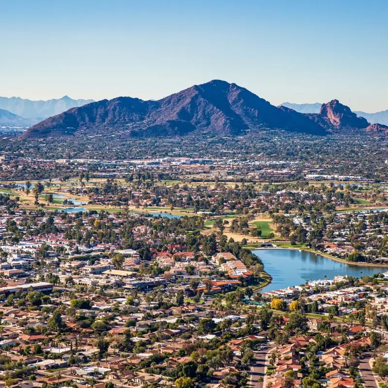 Above Scottsdale, Arizona