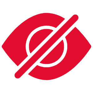 fewer false alarms icon